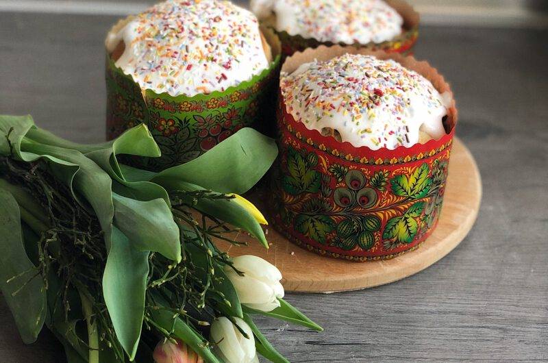 Traditioneller slawischer Osterkuchen
