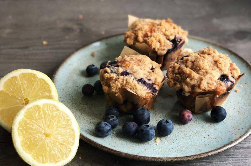 Blaubeer-Zitronen Muffins