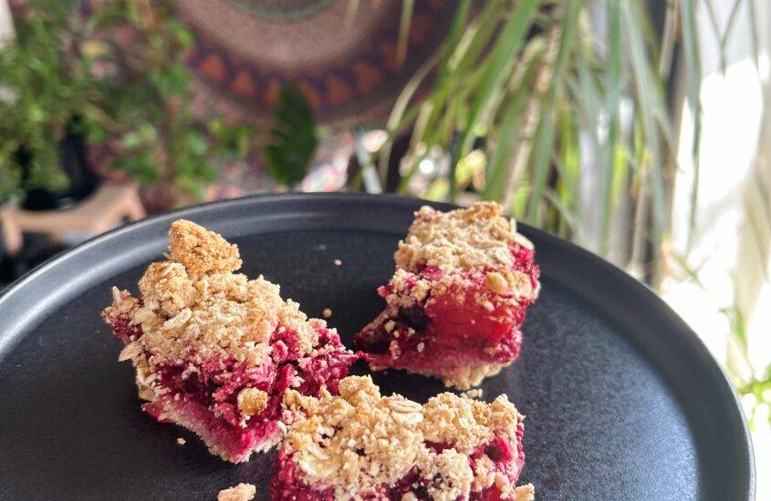 Beeren-Crumble-Schnitten