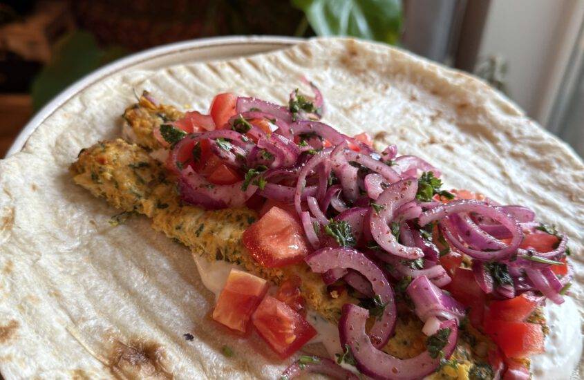 Hähnchen-Kebab aus dem Ofen