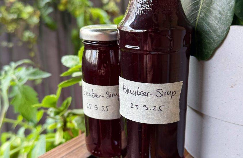 Blaubeer-Sirup