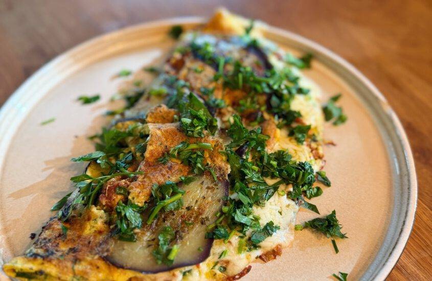 Auberginen Omelette