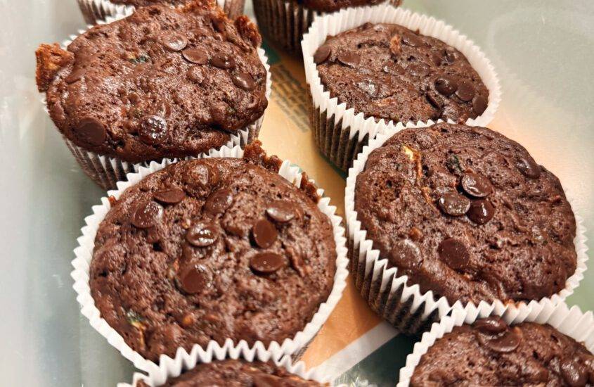 Zucchini-Schoko-Muffins